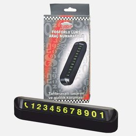 Autokit Fosforlu Lüks Araç Numeratörü