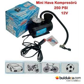 Autokit Mini Hava Kompresörü 12V 250 PSI