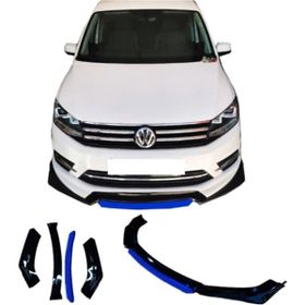 Automars Ford Courier 4 Parça Üniversal Ön Tampon Eki Piano Black Ön Lip