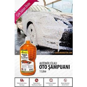 Automix 1000 ml Cilalı Oto Şampuanı