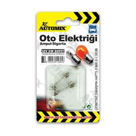 Automix 12V 5W 2 Adet Sofit Ampul Seti