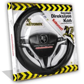 Automıx 3084 Tutmalı Siyah Direksiyon Kılıfı
