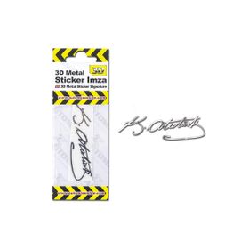 Automix 3D Metal İmza Sticker