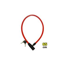 Automix 65 cm Kırmızı Motosiklet ve Bisiklet Kilidi