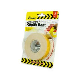 Automix Çift Taraflı 18 mm 5 m Köpük Bant
