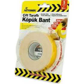 Automix Çift Taraflı 18 mm 5 m Köpük Bant
