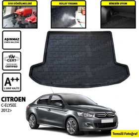 Automix Citroen C-Elysee Sedan 2012 Sonrası Bagaj Havuzu