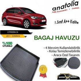 Automix Citroen C4 HB 2011 Sonrası Bagaj Havuzu