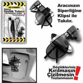 Automix Gözlük Tutucu Klipsli