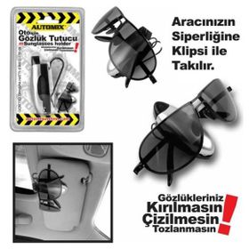 Automix Gözlük Tutucu Klipsli