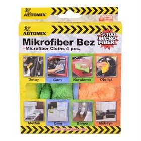 Automix Mikrofiber Bez 4lü Set