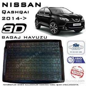 Automix Nissan Qashqai Suv 2014 Sonrası Bagaj Havuzu