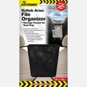 Automix Ön Koltuk Arası Siyah Çanta