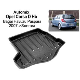 Automix Opel Corsa D HB 2007 Sonrası Bagaj Paspası ve Bagaj Çantası
