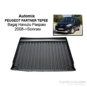 Automix Peugeot Partner Tepee Combi 2008 Sonrası Bagaj Havuzu