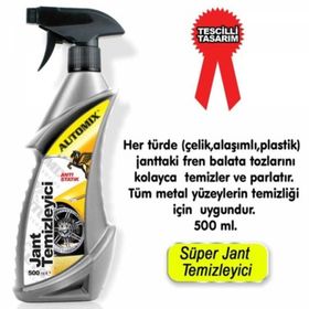 Automix Profesyonel Süper Jant Temizleyici Ve Parlatıcı Sprey 500 Ml