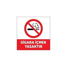 Automix Sigara İçmek Yasaktır Dış Uyarı Levhası