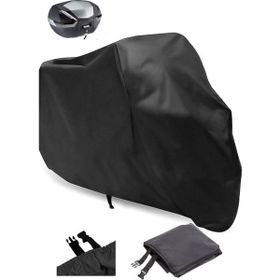 Autorez Yuki YB50QT-3 Casper Siyah Arka Çanta Uyumlu Motosiklet Brandası