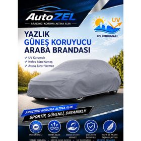 Autozel Alfa Romeo 155 Uyumlu Yazlık Gri Oto Branda