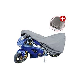 Autozel Arora Verano AR 50-9 Gri Arka Çantalı Miflonlu Motosiklet Brandası