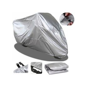 Autozel Asya Oxygen Gri Arka Çantalı Miflonlu Motosiklet Brandası
