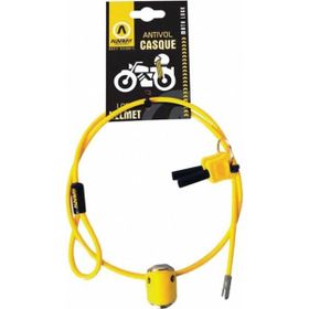 Auvray Sarı 90 cm Halat Kask Kilidi
