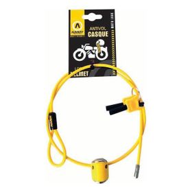 Auvray Sarı 90 cm Halat Kask Kilidi