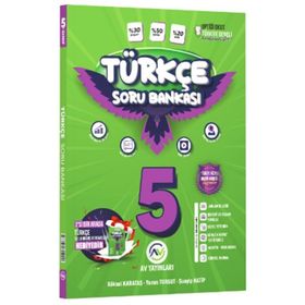 Av Yayınları 5. Sınıf 2025 Türkçe Soru Bankası
