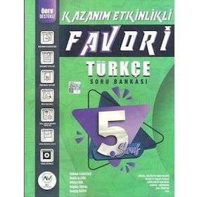 Av Yayınları 5.Sınıf Türkçe Favori Serisi Kazanım Etkinlikli Soru Bankası