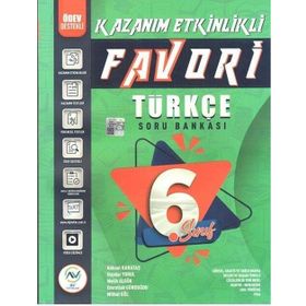 Av Yayınları 6. Sınıf Türkçe Favori Serisi Kazanım Etkinlikli Soru Bankası