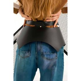 Ava Style Günlük Kullanıma Kırmızı Seksi Deri Etek Harness