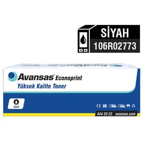 Avansas 106R02773 Econoprint Xerox 3020/3025 Siyah Muadil Toner