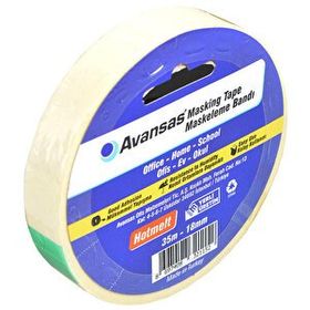 Avansas 35 mt x 18 mm Maskeleme Bandı
