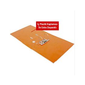 Avansas 80 mm A4 Turuncu Plastik Geniş Klasör