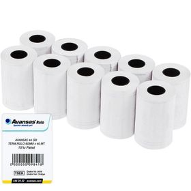 Avansas 80 mm x 40 mt 10'lu Paket 44 gr Pos Rulosu