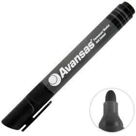 Avansas 907 Siyah Yuvarlak Uçlu Permanent Marker Koli Kalemi