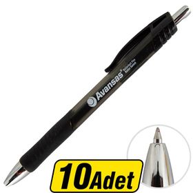 Avansas 989 0.5 mm Siyah 10 Adet Roller Kalem