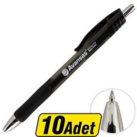 Avansas 989 0.5 mm Siyah 10 Adet Roller Kalem