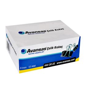 Avansas AV1502 51 mm 12'li Çelik Kıskaç