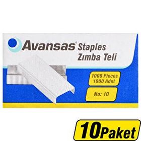 Avansas AY16 No 10 1 Adet Zımba Teli