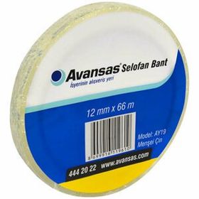 Avansas AY19 12 mm x 66 m Büro Bandı
