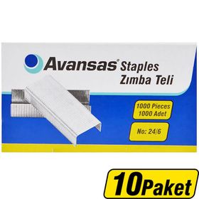 Avansas AY61 No 24/6 10 Adet Zımba Teli