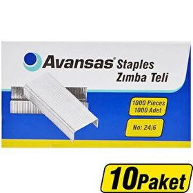 Avansas AY61 No 24/6 10 Adet Zımba Teli