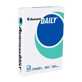 Avansas Daily 80 gr 1 Paket 250 Yaprak A4 Fotokopi Kağıdı