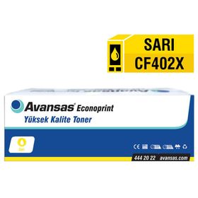 Avansas Econoprint CF402X Canon CRG-045H Sarı Muadil Toner