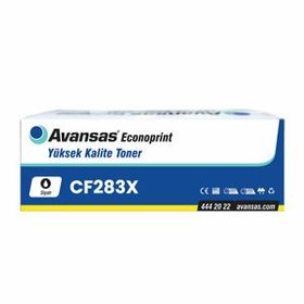 Avansas Econoprint HP CF283X Canon CRG-737 Siyah Muadil Toner