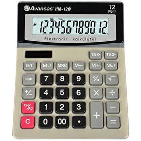 Avansas HM-120 12 Haneli Masaüstü Hesap Makinesi