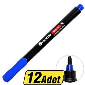 Avansas Multipen Permanent Mavi 12 Adet M Uç Asetat Kalem