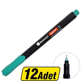 Avansas Multipen Yeşil S Uç 12 Adet Permanent Asetat Kalem
