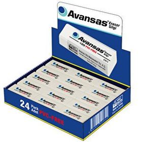 Avansas SG-24 Orta Boy 24'lü Paket Beyaz Silgi